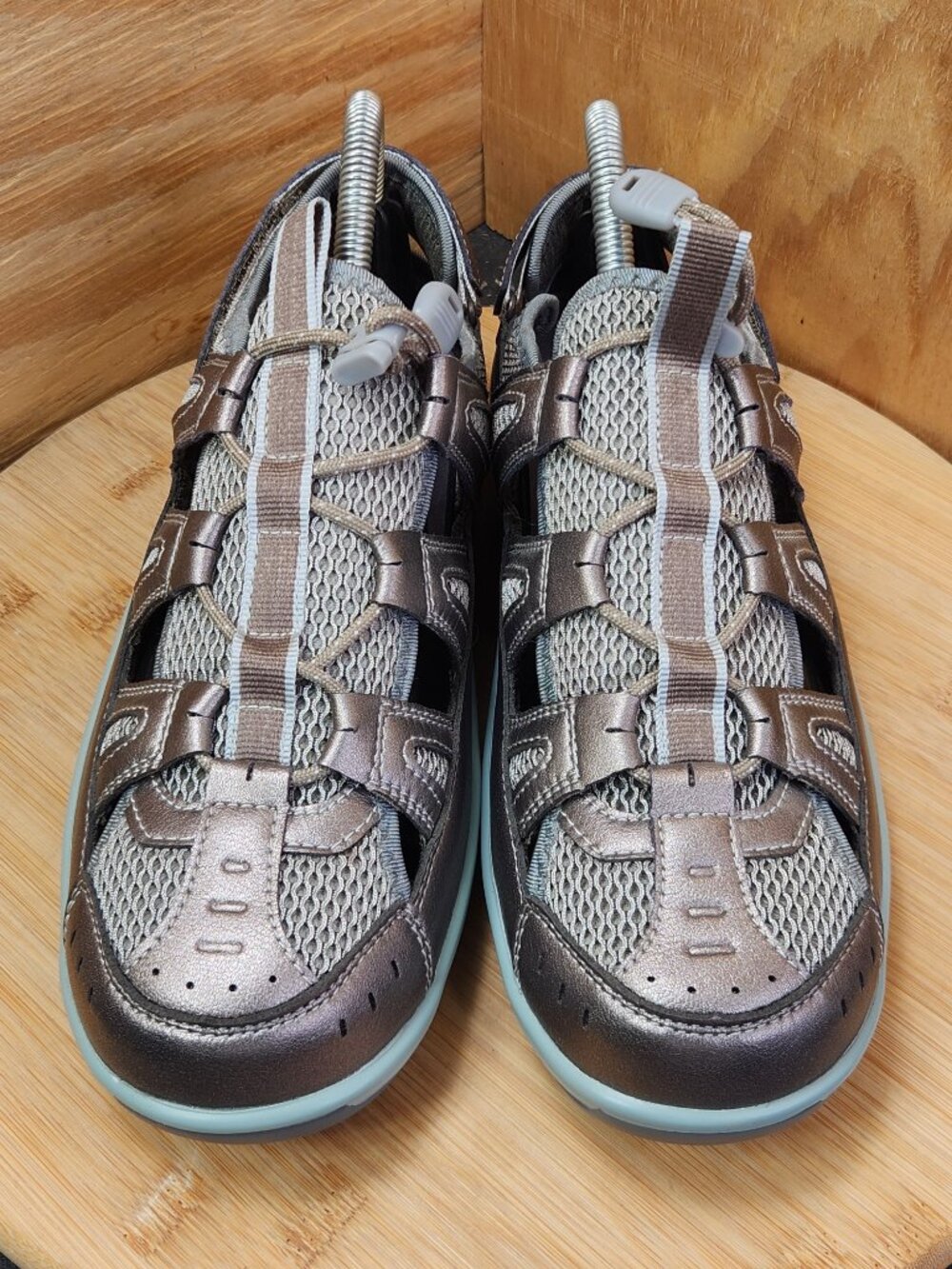 Orthofeet Verona 997 Women's Mesh Fisherman Sandals Size 8.5 (2E) Extra Wide - Picture 3 of 9